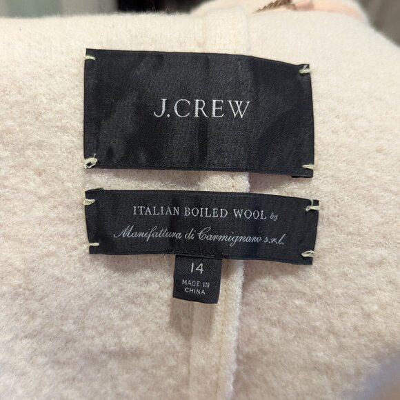 J. Crew boiled wool coat - Picture 3 of 4